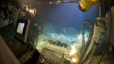Oi London blog image of an underwater research rig interior